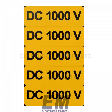 Matrica DC 1000V (60x20mm)