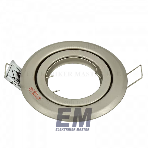 Spot lámpa beépítőkeret kerek billenthető matt-króm Kanlux ARGUS CT-2115-C/M