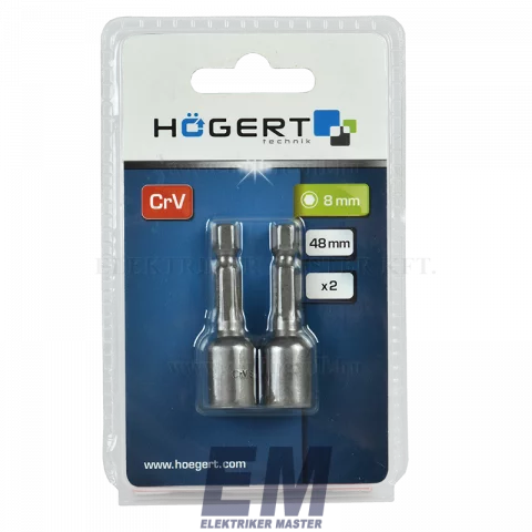 Mágneses dugókulcs 8mm 1/4" Högert HT1S457