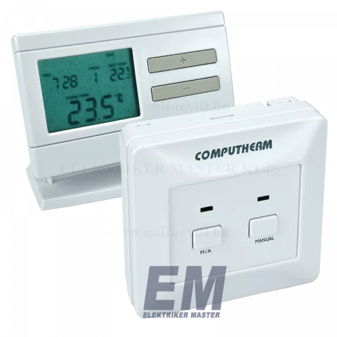 COMPUTHERM Q7RF digitális szobatermosztát programozható vezeték nélküli (rádiófrekvenciás)