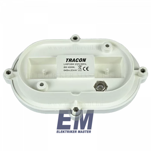 Tracon műanyagházas led hajólámpa 8W 4000K IP65 LHIP08W