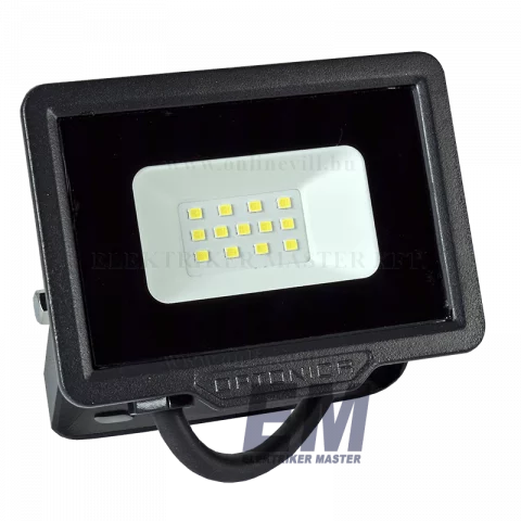 LED Reflektor 10W 6000K Fekete Optonica City Line2 FL5915