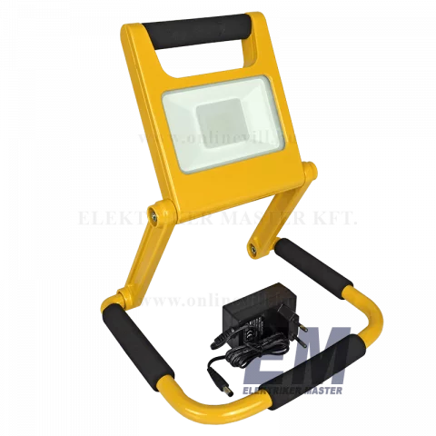 LED Reflektor Hordozható Akkumulátoros 10W 6500K IP44 Commel 308-310