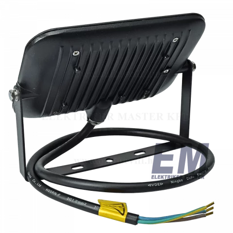 LED Reflektor 20W 6000K Fekete Optonica Epistar Chip Set FL5883