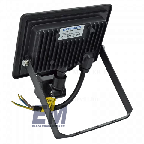 LED Reflektor Mozgásérzékelővel 20W 4500K Fekete Optonica SMD2 FL5945