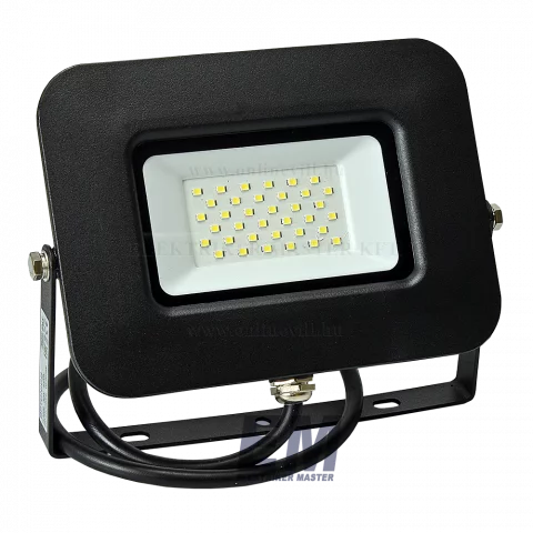 LED Reflektor 30W 6000K Fekete Optonica Epistar Chip Set FL5886