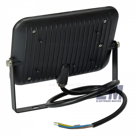 LED Reflektor 30W 6000K Fekete Optonica Epistar Chip Set FL5886