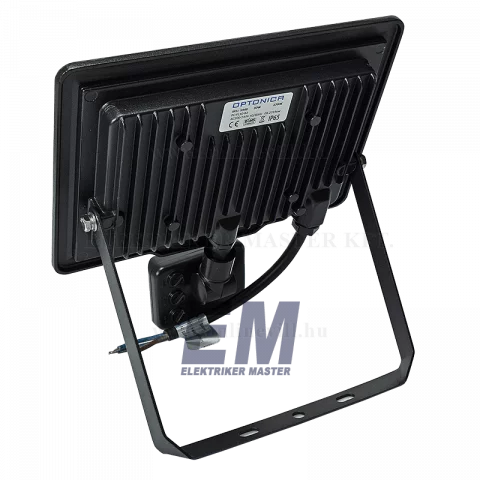 LED Reflektor Mozgásérzékelővel 30W 2700K Fekete Optonica SMD2 FL5949