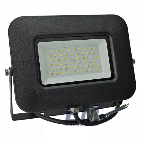 LED Reflektor 50W 4500K Fekete Optonica Epistar Chip Set FL5890