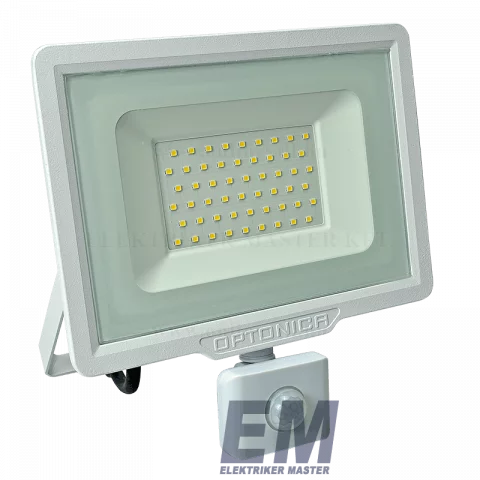 LED Reflektor Mozgásérzékelővel 50W 4500K Fehér Optonica SMD2 FL5940