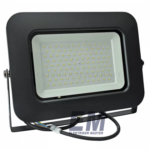 LED Reflektor 100W 6000K Fekete Optonica Epistar Chip Set FL5892