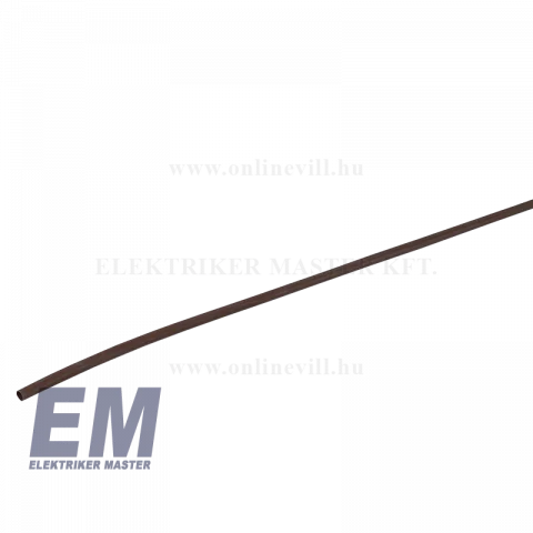 Zsugorcső 4,8-2,4 mm Vékonyfalú Barna 1,2m Cellpack SR1F (203265)