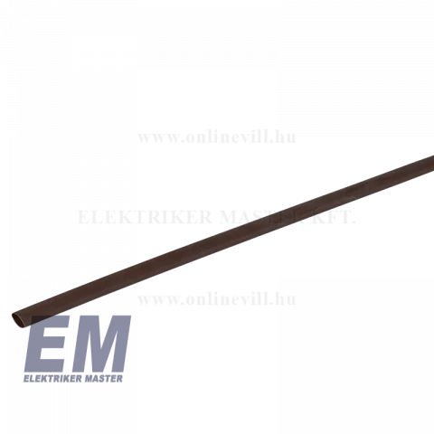 Zsugorcső 9,5-4,8 mm Vékonyfalú Barna 1,2m Cellpack SR1F (203271)