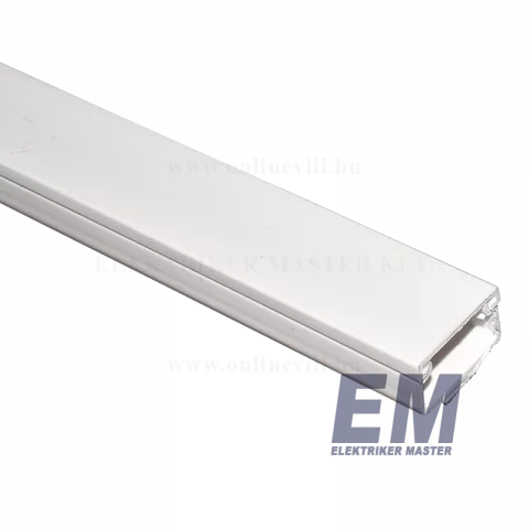 Kábelcsatorna 20x10 mm öntapadós műanyag vezeték csatorna (144m/cs) Schneider ETK20910