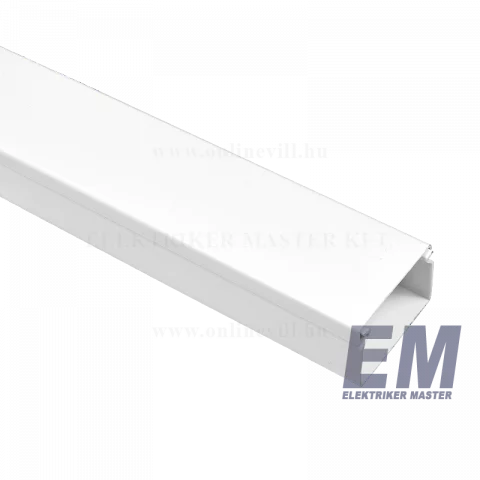 Kábelcsatorna 40x25 mm műanyag vezeték csatorna (40m/cs) Canalux