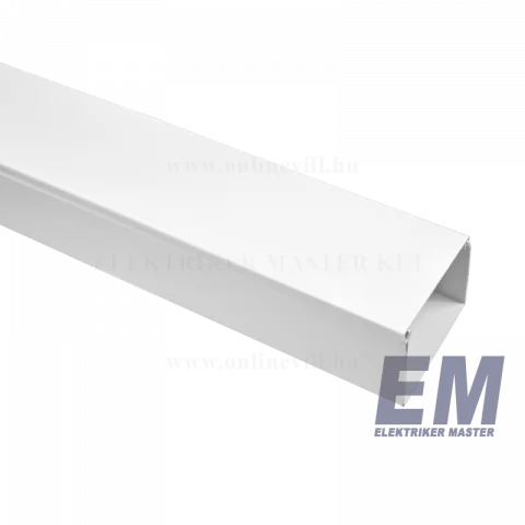 Kábelcsatorna 80x60 mm műanyag vezeték csatorna (16m/cs) Canalux