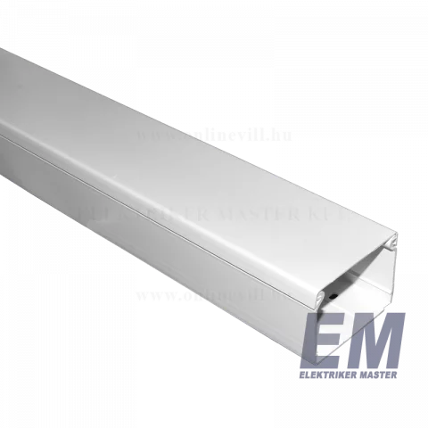Kábelcsatorna 80x60 mm műanyag vezeték csatorna (16m/cs) Schneider ETK80360