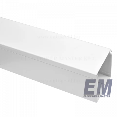 Kábelcsatorna 80x80 mm műanyag vezeték csatorna (16m/cs) Schneider ETK80380