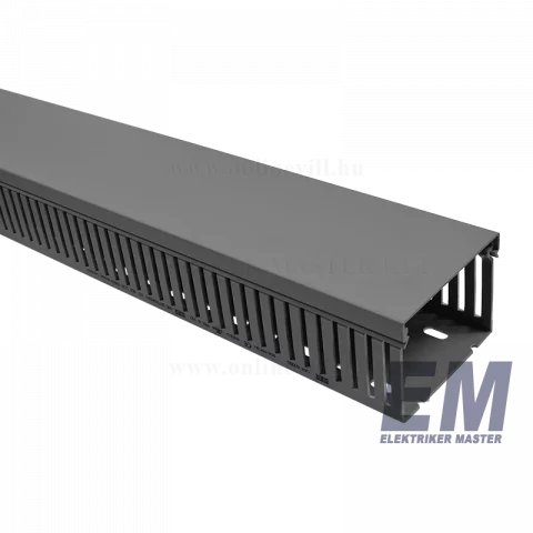 Perforált csatorna 60x80x2000 vezetékrendező csatorna MxSZxH OBO LK4 60080 (6178209)