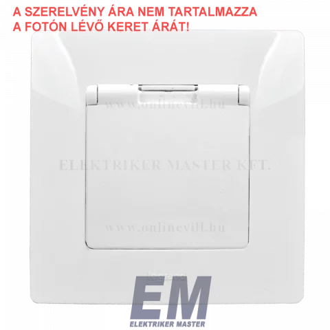 Legrand Niloé Dugalj 2P+F konnektor IP44 GYV rugós bekötés fehér 764531