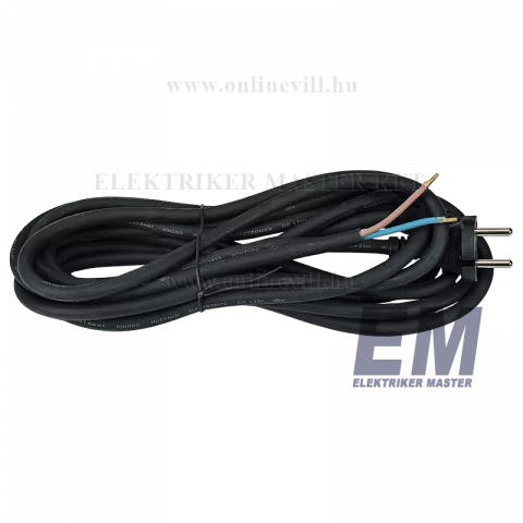 Flexo gumi kábel GT 2x1,5 5m vezetékkel Steck SHL2155