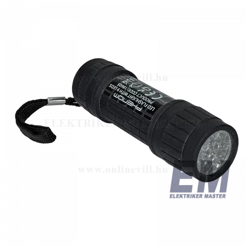 Zseblámpa 9 LED 50lm 18605