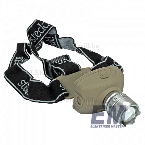 Fejlámpa LED-es 3W Steck STF 3