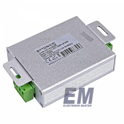 Led Szalag Jelerősítő RGB 144W DC12V 12A Opt. AC6305
