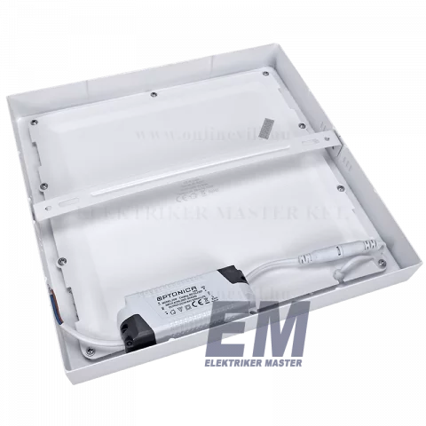 LED Panel Mennyezeti Falon Kívüli 24W 4500K Négyzet Optonica DL2257