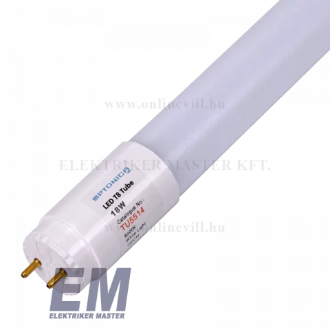 LED Fénycső 120 cm T8 18W 6000K Nano-Plastic Optonica TU5514